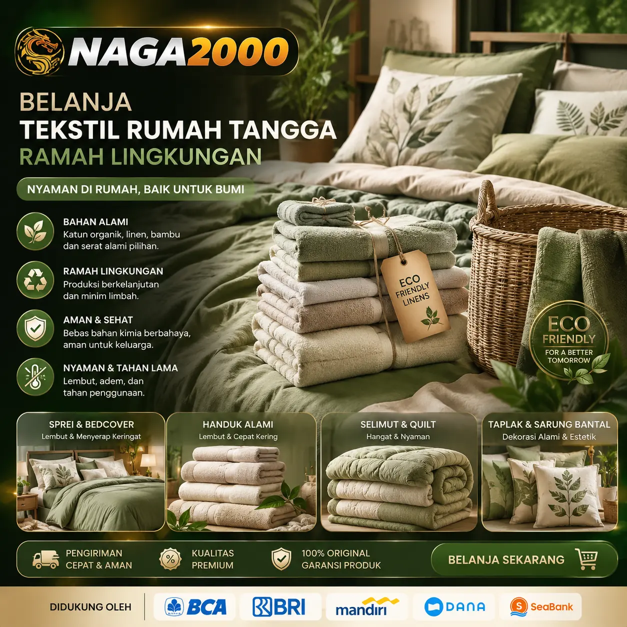 NAGA2000 | Inovasi E-Commerce Tekstil Ramah Lingkungan dan Peran Desain Kreatif Loyale Studio